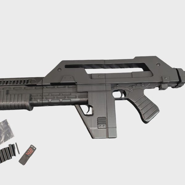 M41A Aliens Pulse — Cosplay — Movie Inspired — Fan-MADE Movie Prop Weyland-Yutani — 3D Printed — Non-FUNCTIONAL — DIY Kit