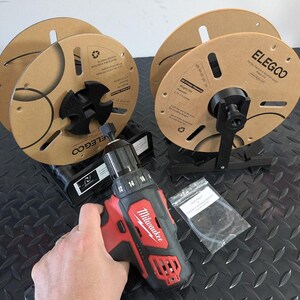 3D Printing Filament Spooling System - Combine old used spools to one!!