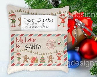 Letter to Santa Pocket Pillow