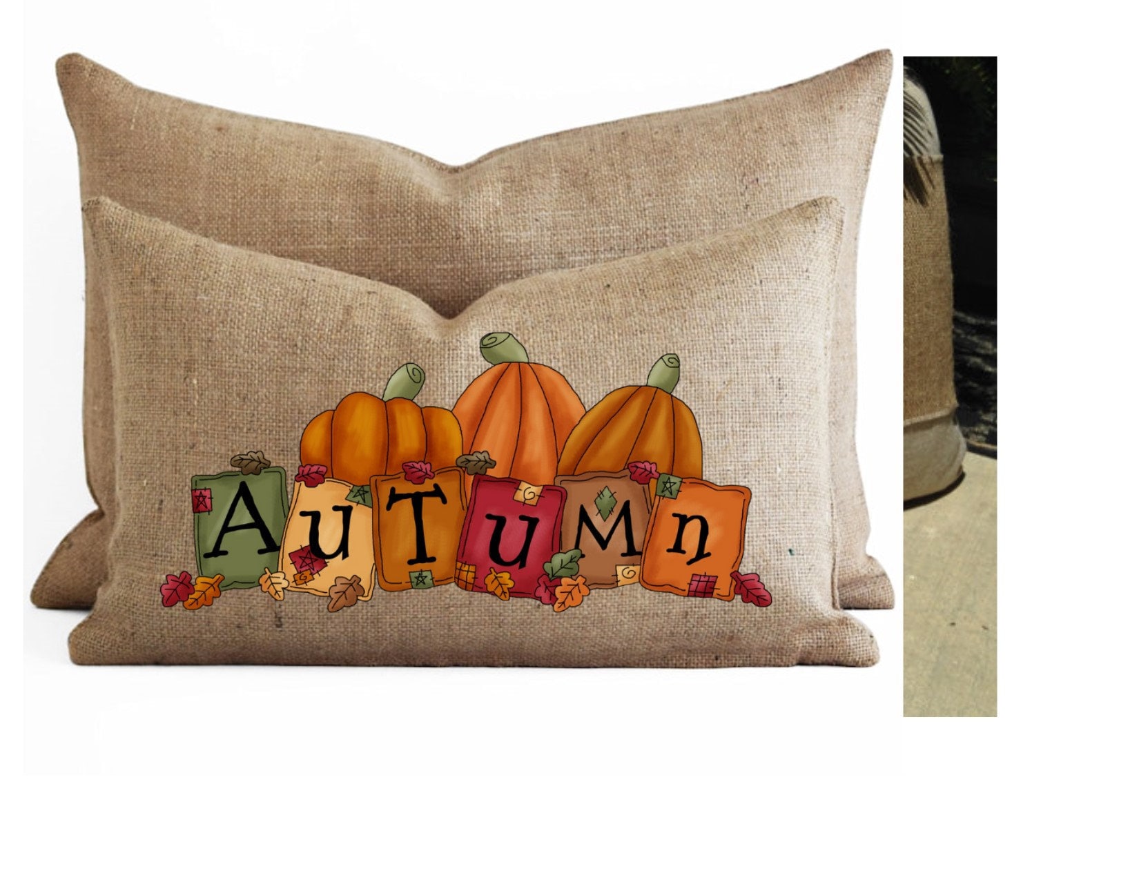 Fall Lumbar Pillow Cover Etsy