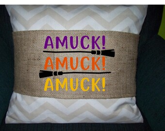 Halloween  Themed Pillow Wrap