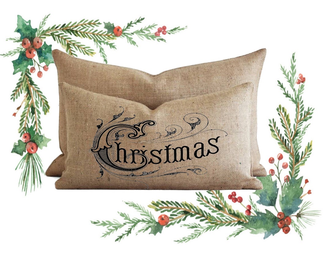 Holiday Lumbar Pillow Cover Etsy