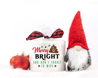 Merry Bright  Toilet Paper Gag Gift