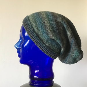 Easy Slouch Beanie Pattern for Knitting