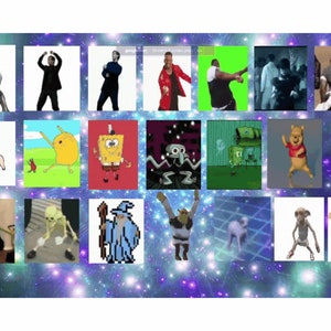 Dancing animated twitch emotes