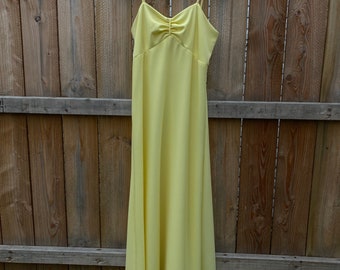 butter yellow dress