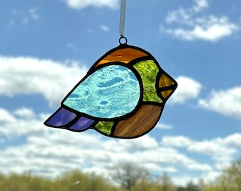 Bird Stained Glass Suncatcher | Multicolor