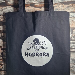 Little shop of horrors, inspired black Tote bag.