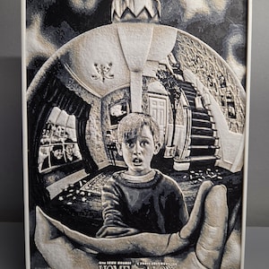 Home Alone, Kevin 3D printed wall art.
