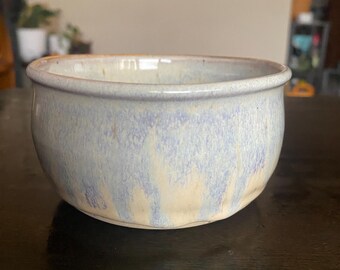 Drippy Blue Bowl