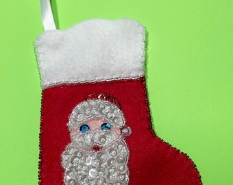 Handmade Doll Christmas Stocking: Fits 18" Dolls