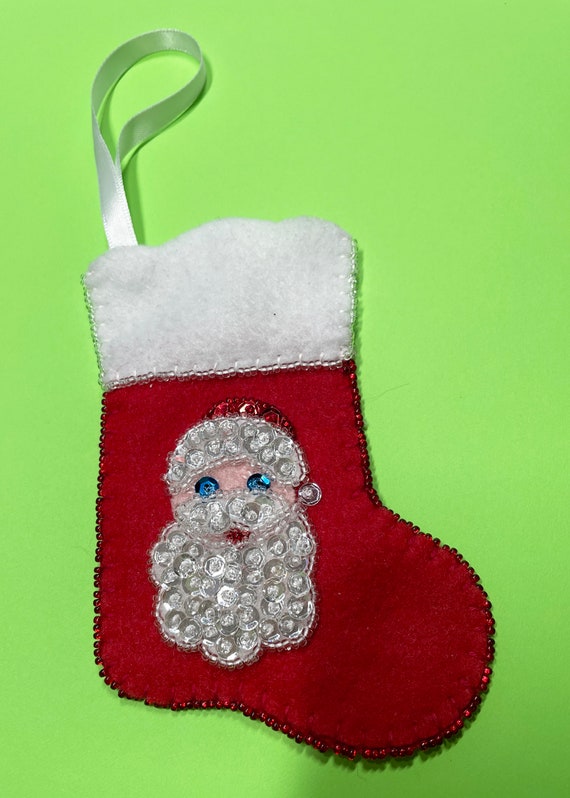 Doll Christmas Stocking, Quality Hand-made Stocking, Fillable Stocking, Sized for 18" Dolls, Doll Accessories, Girl Gift