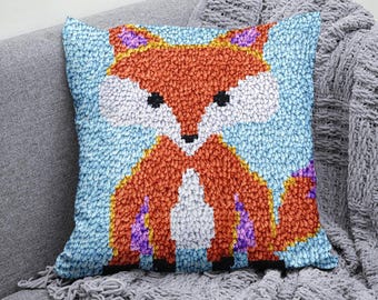 Kussenmaakset met haaknaald - Leuk ontwerp met oranje vos
