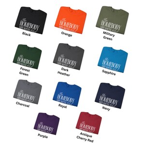 Homebody Anti-Social Club Sweatshirt, Relaxed Cotton Blend Crewneck image 6