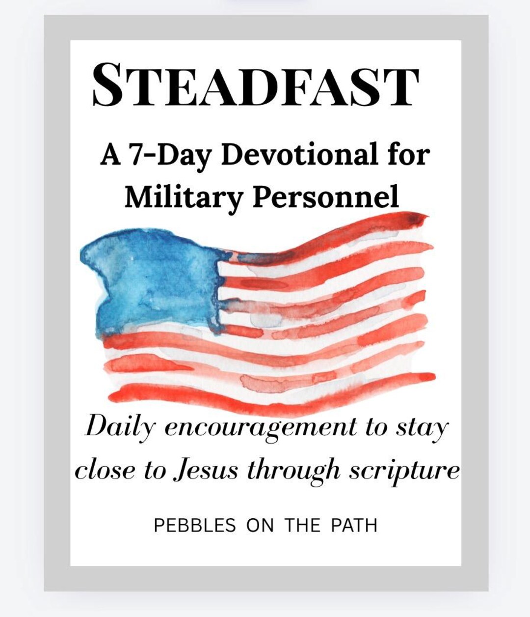 Steadfast - A 7 Day Devotional for Military Personnel - Etsy