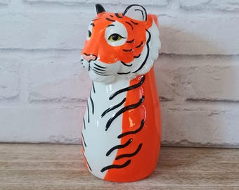 Tiger Vase Tiervasen Blumenvase Halter Hausdekoration Dekor Make Up Pinsel Stifthalter Housewarming Geschenk vorhanden Interior Design Planter
