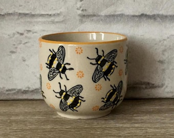 Kleine Mini Bienen Pflanzer Blume Blumentopf Wohnkultur Garten Gartenarbeit Indoor Planter Gardner's Gelb Geschenk vorhanden