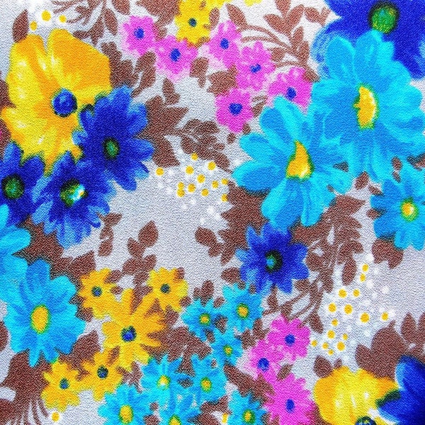 3 yards Vintage floral fabric