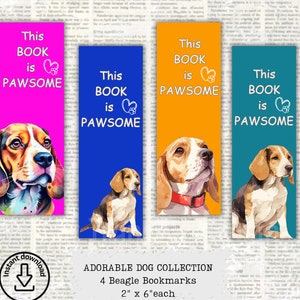 Beagle, bookmark, dog bookmark, bookmark, dog gift, Beagle, gift, book club gift, book lover gift, gift for mom, gifts, teacher gifts