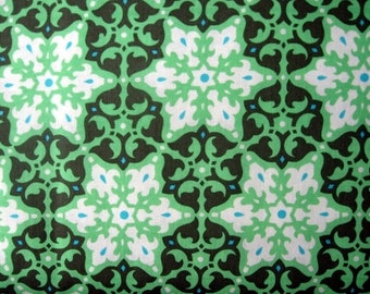 SALE  Amy Butler Daisy Chain Green Mosaic Fabric 1 Yard