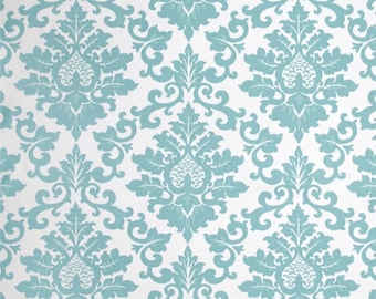 Cecilia Canal Twill - Blue - White  Premier Prints Fabrics 1/2 yard or more - Fabric by the 1/2 Yard