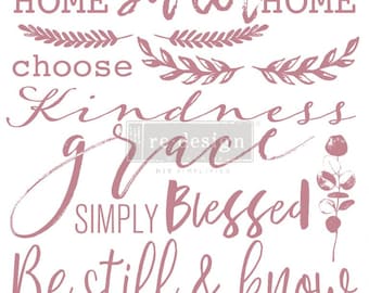 Inspired Words – Clear Cling Stamps