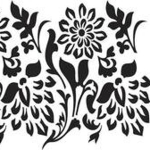 Tea Towel Stencil - Stencil for Furniture - Stencil for Tea Towels - Craft Stencils - Stencil DIY - Gift for Crafter - Artist Gift
