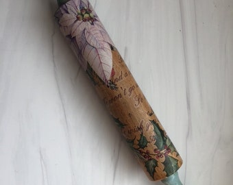 Vintage Rolling Pin - Christmas Xmas Decor - Holiday Gift - Distressed Vintage Rolling Pin