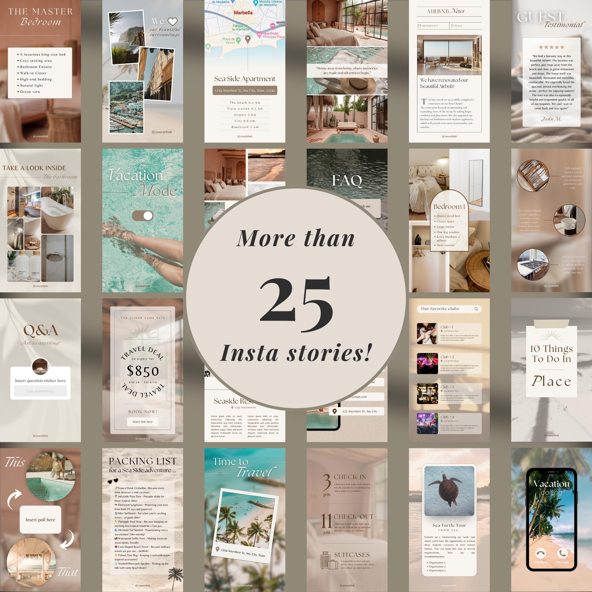 Airbnb Media Bundle Kit, Branding Kit, Airbnb Hosts, Canva Template ...