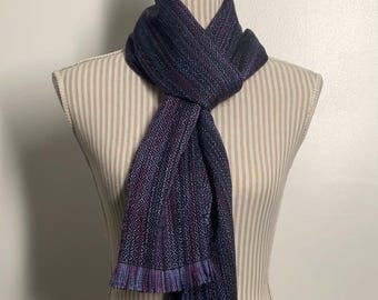 Veelkleurige tencelsjaal Night Sky