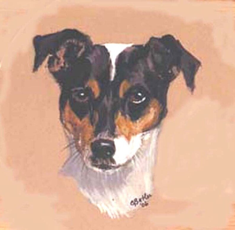 Custom Jack Russell Pet Treat Jar Handpainted Pet Treat Jar Etsy