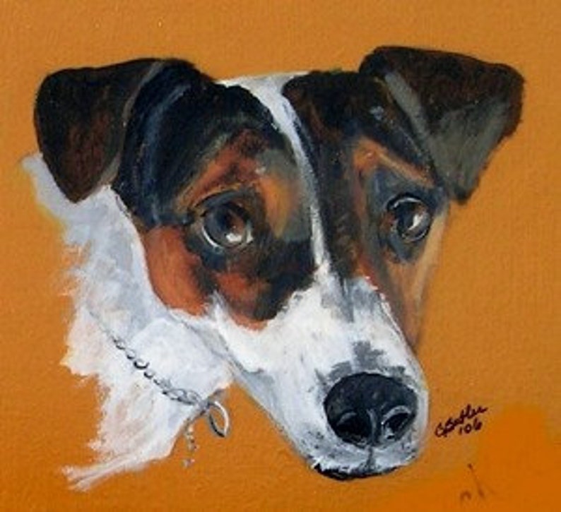 Custom Jack Russell Pet Treat Jar Handpainted Pet Treat Jar Etsy