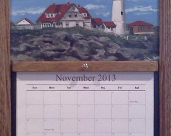 Wall calendar, painted wall calendar, housewarming gift, all occasion gift