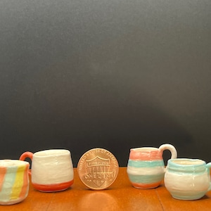 Handmade Miniature Ceramic Pitcher
