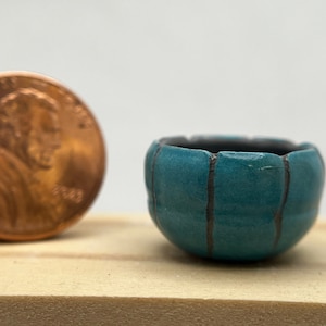 Miniature handmade ceramic bowl