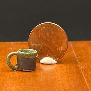 Miniature ceramic coffee mug