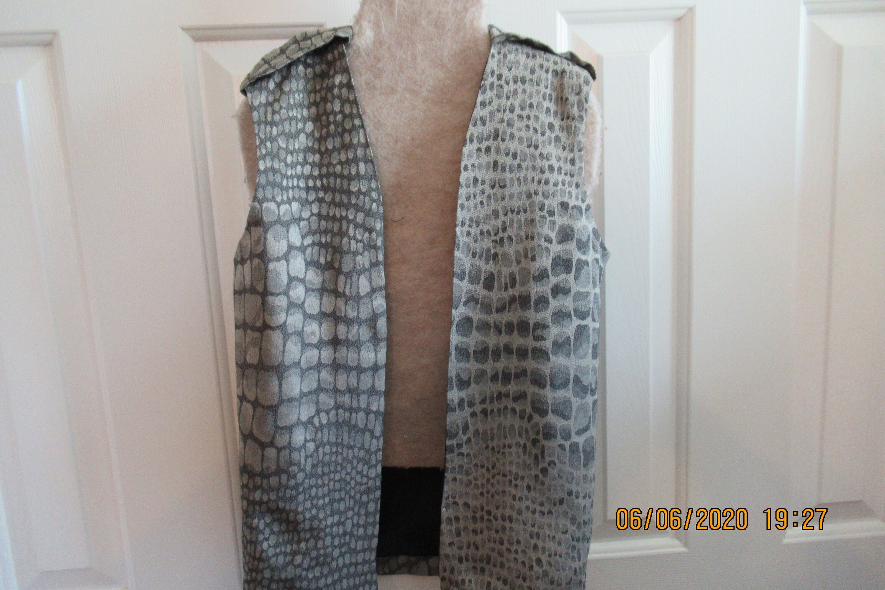 Animal skin vest sale