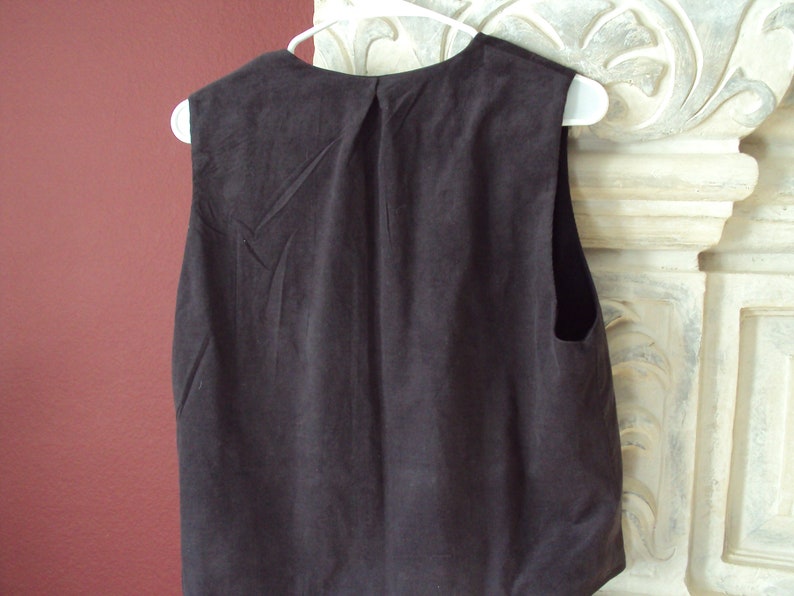 only one Vest for Newsies or everyday charcole gray corderoy Adult Med