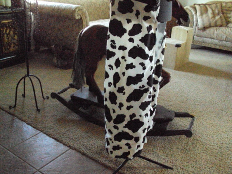 Adult sizes cow chaps cow print chaps Etsy