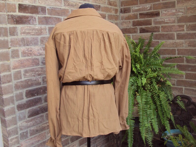 Renaissance shirt cotton gauze poets shirt pirate shirt Etsy