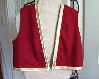 Baby size Toadette vest, Super Mario toadette, Christmas elf