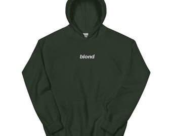 Blond Embroidered Hoodie