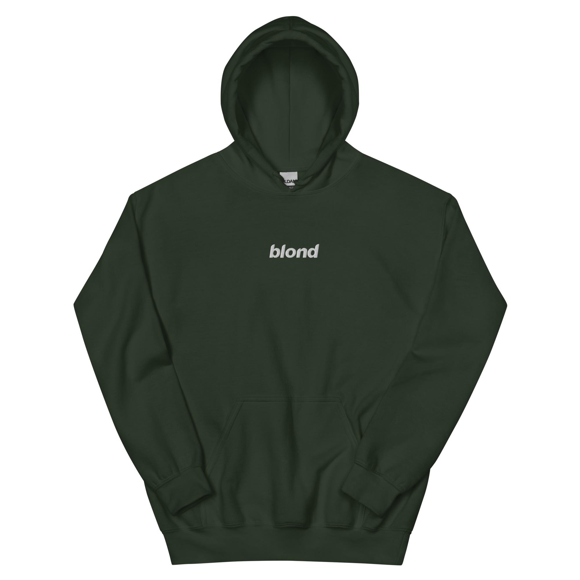 Blond Embroidered Hoodie