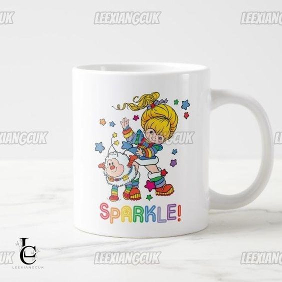 Rainbow Brite Ceramic Coffee Mug - 15oz, Black, Dishwasher & Microwave Safe, Fun Gift - View #10