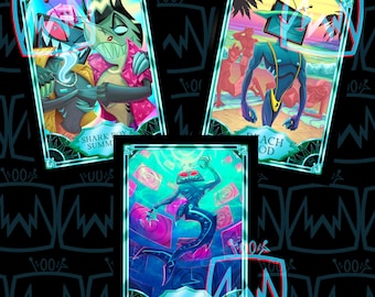 Hazbin Hotel - Vox Summer Fancard Set
