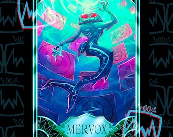 MerVox - Hazbin Hotel Vox Fancard - Now with spot holo option!