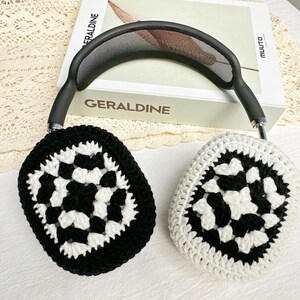 Airpods Max Headphone Covers |Crochet AirPods Max Case | AirPod Max Cover | Sony xm5 cover| Sony xm4 cover|Beats Solo 4 cover image 1
