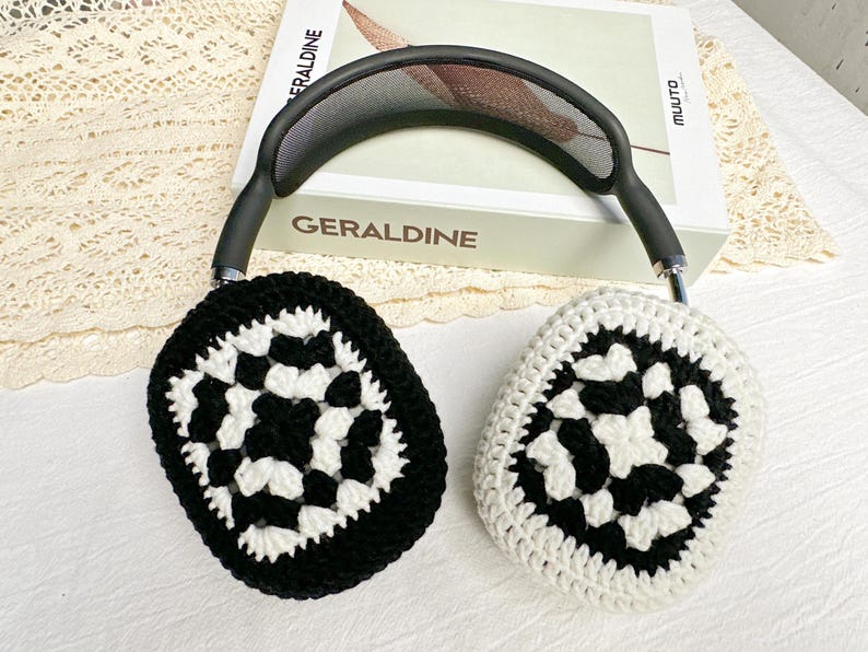 Airpods Max Headphone Covers |Crochet AirPods Max Case | AirPod Max Cover | Sony xm5 cover| Sony xm4 cover|Beats Solo 4 cover image 1