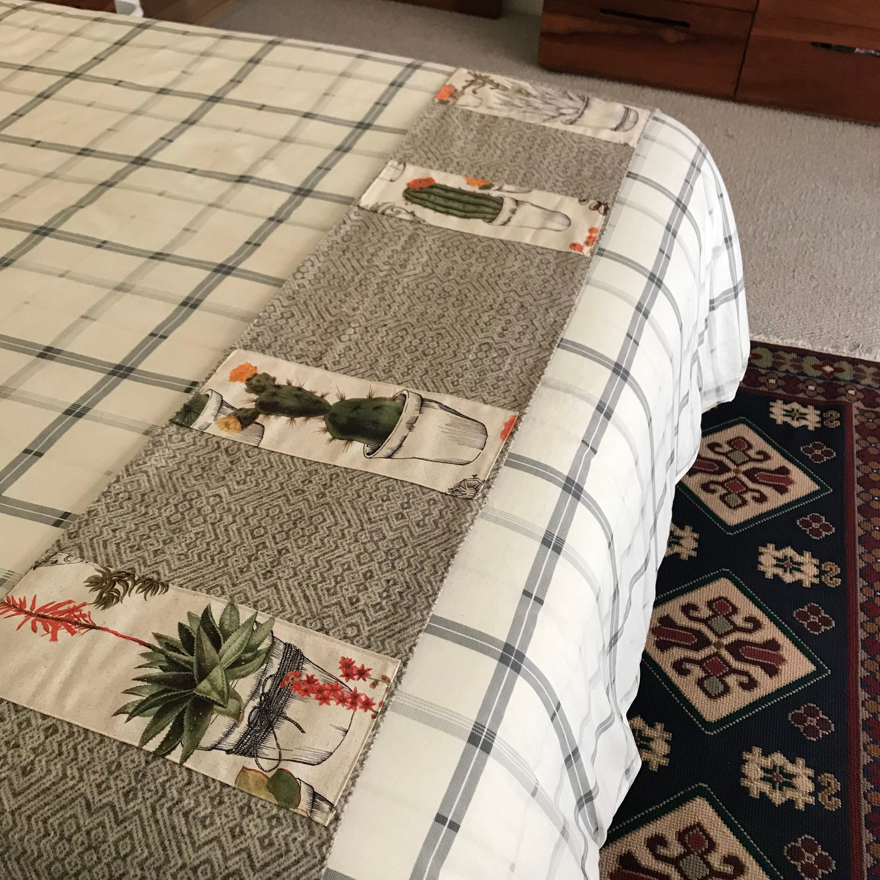 Bed runner table runner home decor housewares bedroom Etsy
