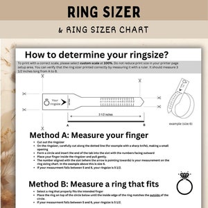 ring sizer, ring sizer chart, ring size chart, ring size, ring sizing tool, printable ring sizer, ring size conversion, reusable ring sizer